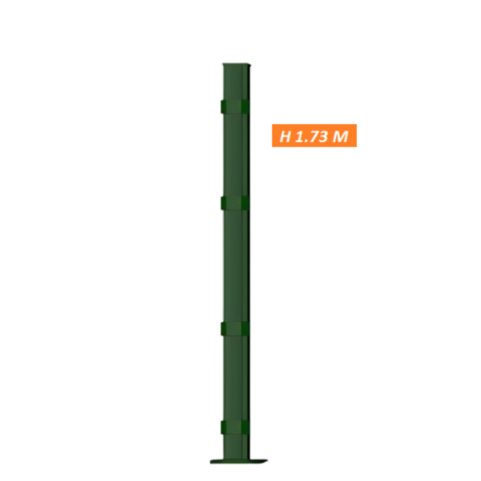 PROFENCE Vert, Poteau de clôture, [à platine | H 1.73 m]