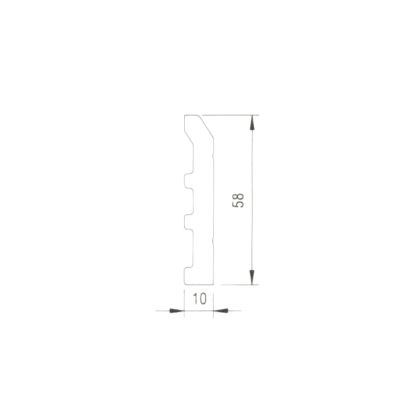 PRO XTREM Teck, Plinthe composite