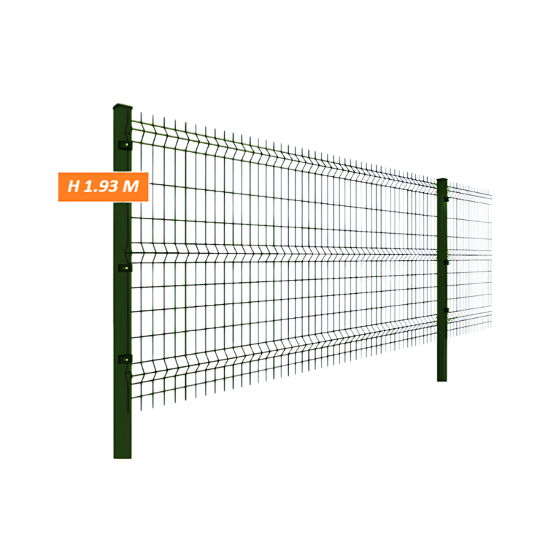 PROFENCE Anthracite, KIT Clôture rigide à sceller [L 2.23 x H 1.93 m]